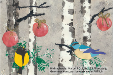 Marcel PÖLZ, 1c, LSS Allentsteig - Gewinner Kunstwettbewerb WeihnARTlich