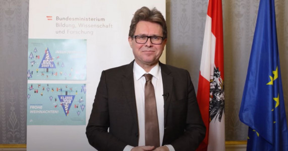 Videobotschaft Bundesminister Martin Polaschek